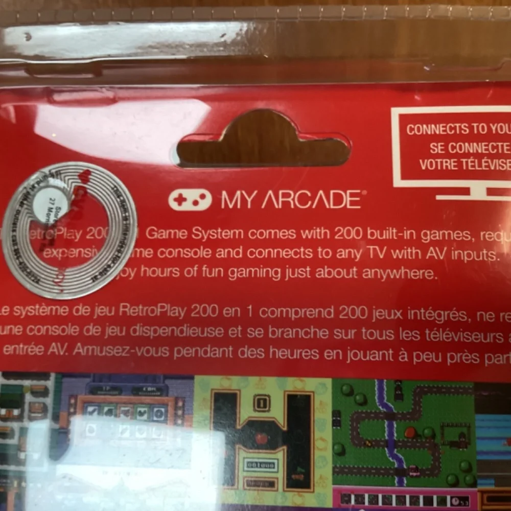 My Arcade Retro play 200 Built-in Video Games New